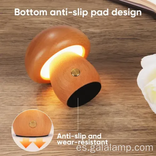 Lámpara recargable elegante con diseño moderno de decoración del hogar